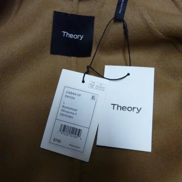 Theory Caban Relaxed Pea Coat in Double-Face Wool-Cashmere - Picture 8 of 8